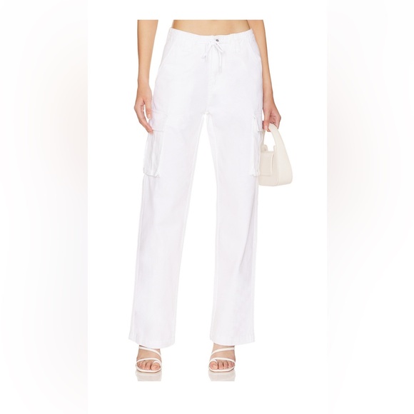 Superdown Bobbi Cargo Pant in Ivory XS - Picture 3 of 4